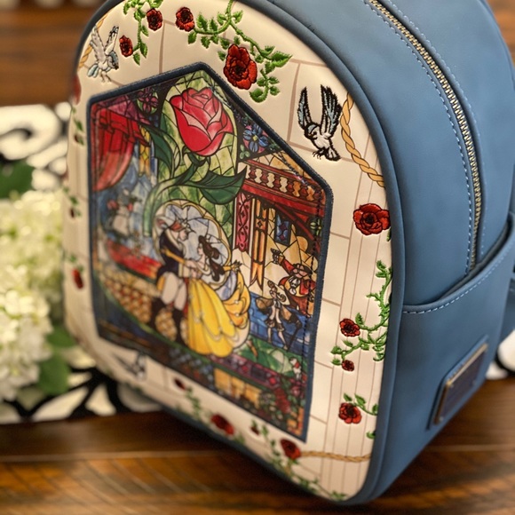 NEW Beauty and the Beast Loungefly Mini Backpack - Picture 6 of 8
